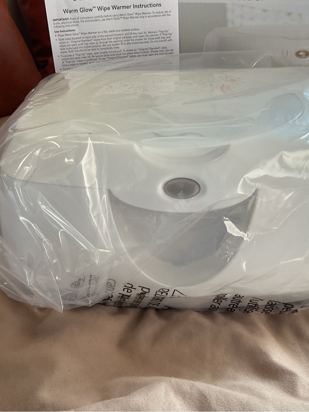 Munchkin White Warm Glow Wipe Warmer with Soft Night Light NWT - Picture 7 of 9